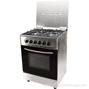 4 Burner 20 Inch Full Stainless Steel Free Standing Gas Range Cooker